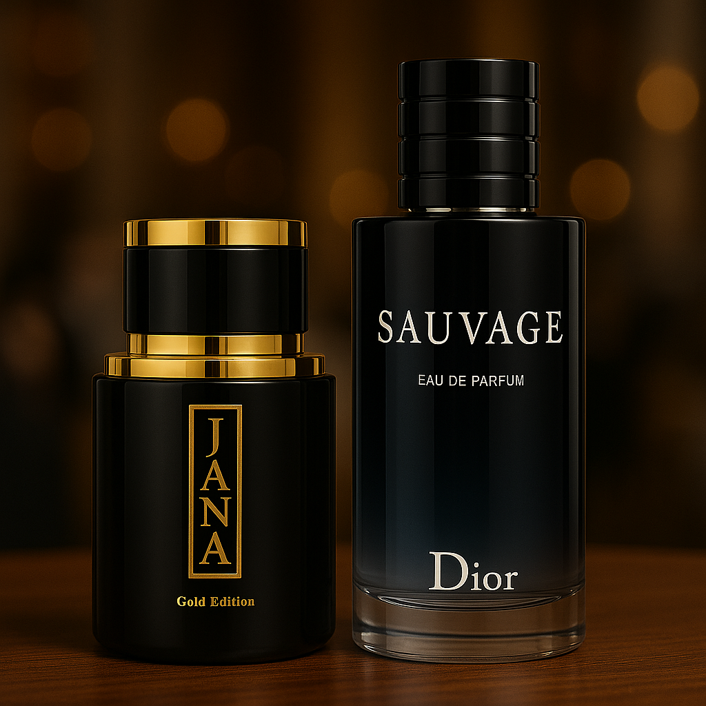 Janan Gold & Dior Sauvage Perfume Bundle – For Men (1999 PKR in Pakistan)