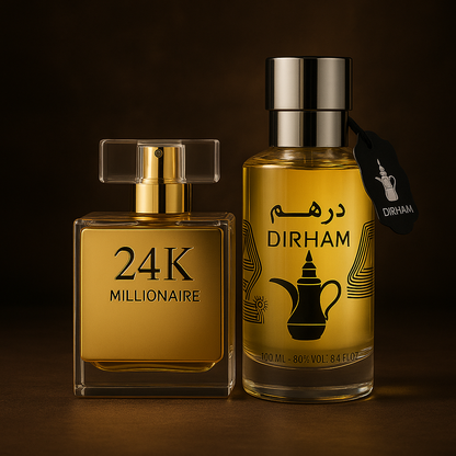 Timeless Luxury Scents – 24K Millionaire & Dirham Perfumes for the Modern Connoisseur